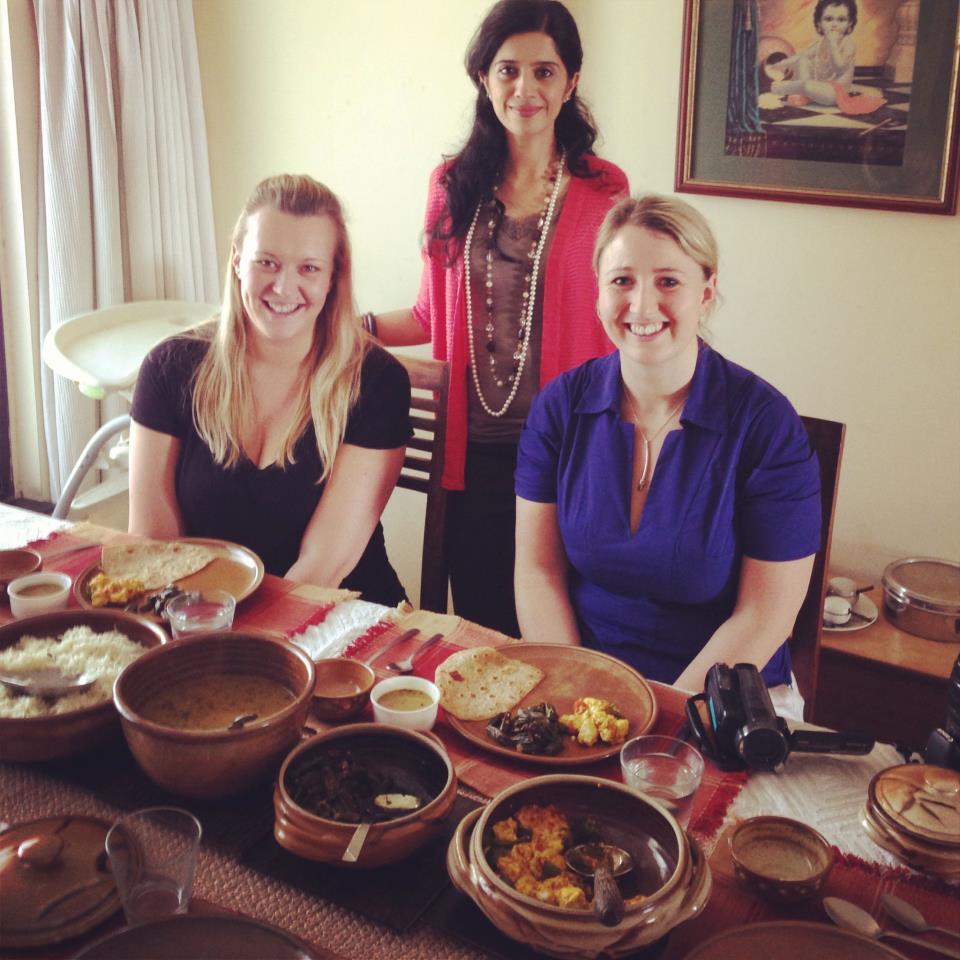 Anushruti with Jenna and Sarah